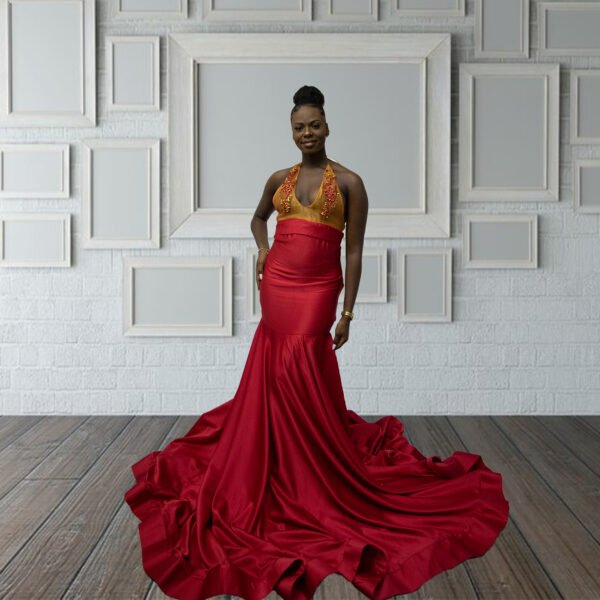 Robe Satin et Organza – Image 2