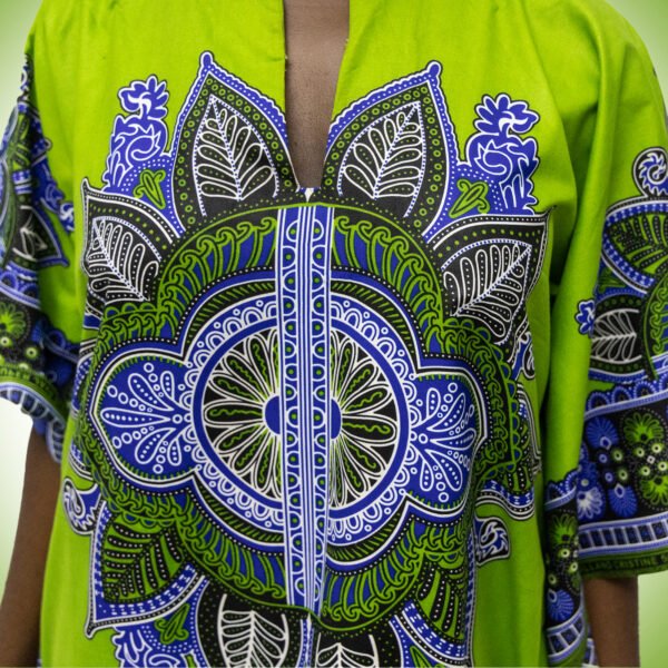 Robe Africaine Verte – Image 4