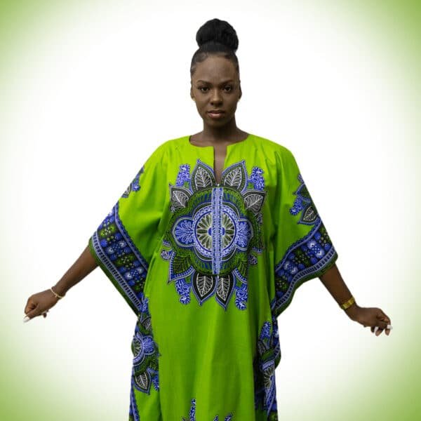 Robe Africaine Verte – Image 3