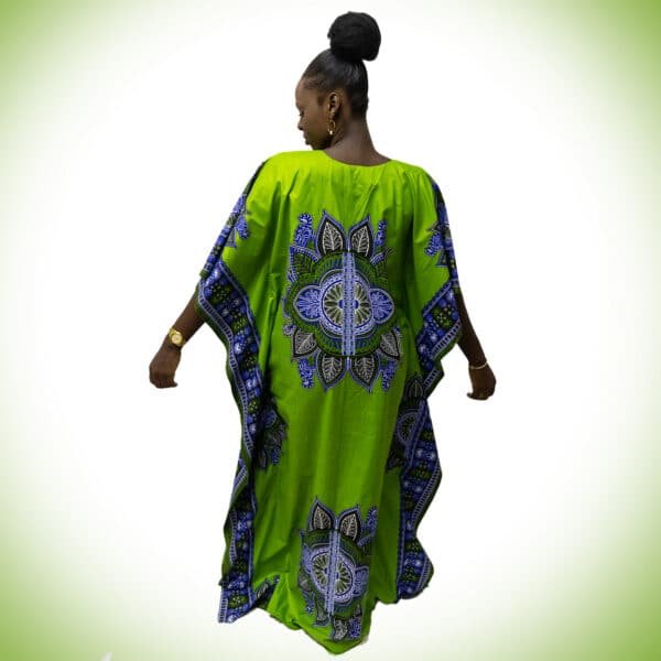 Robe Africaine Verte – Image 2